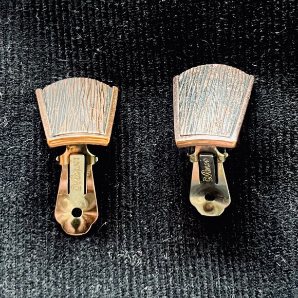Vintage Renoir Copper Bracelet & Earrings Set - Mid-Century - Picture 6 of 6
